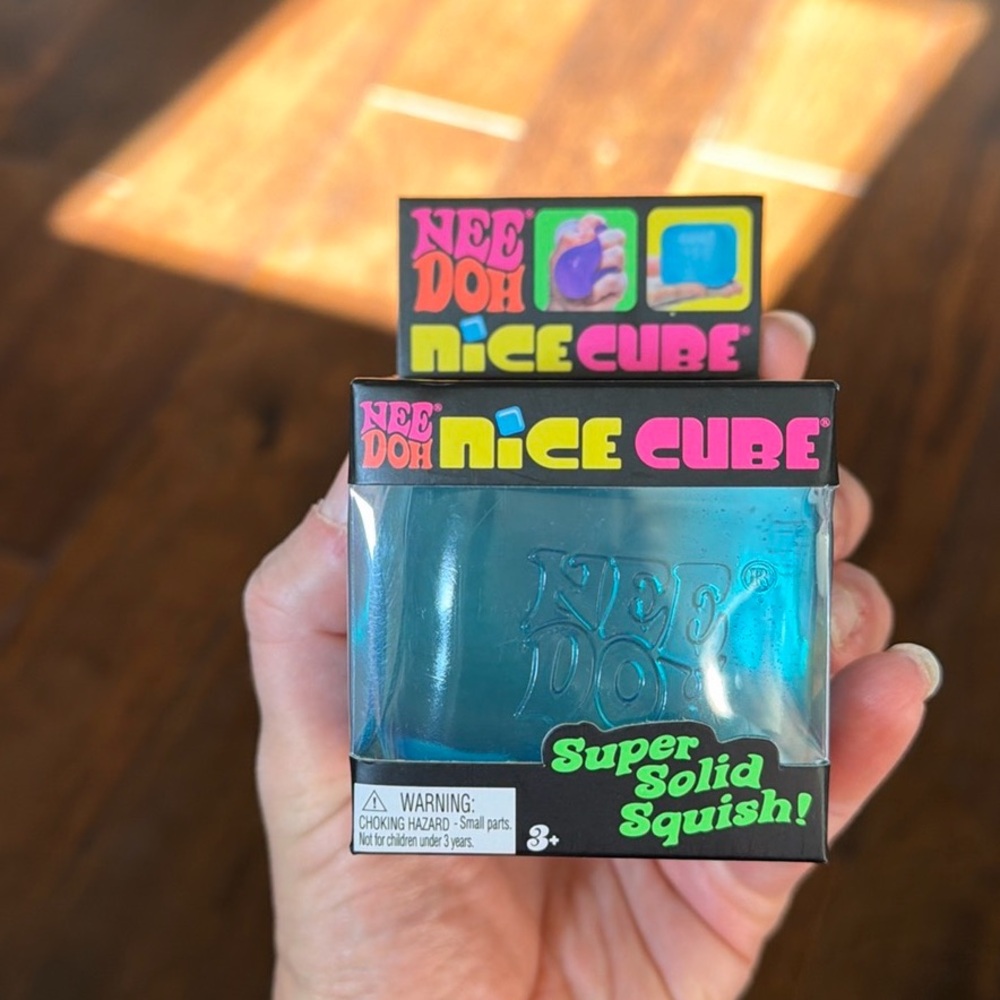 NeeDoh Nice Cube - Blue Super Solid Squish